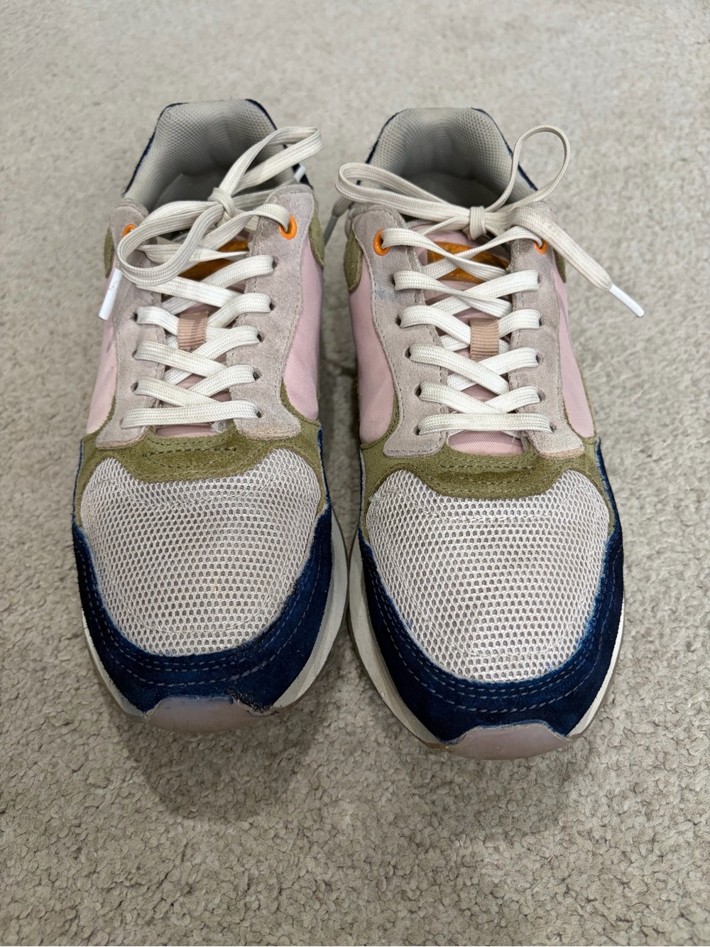Hoff City Collection Multi-Color Mesh & Suede Sneakers, Women’s 8 / EU 39